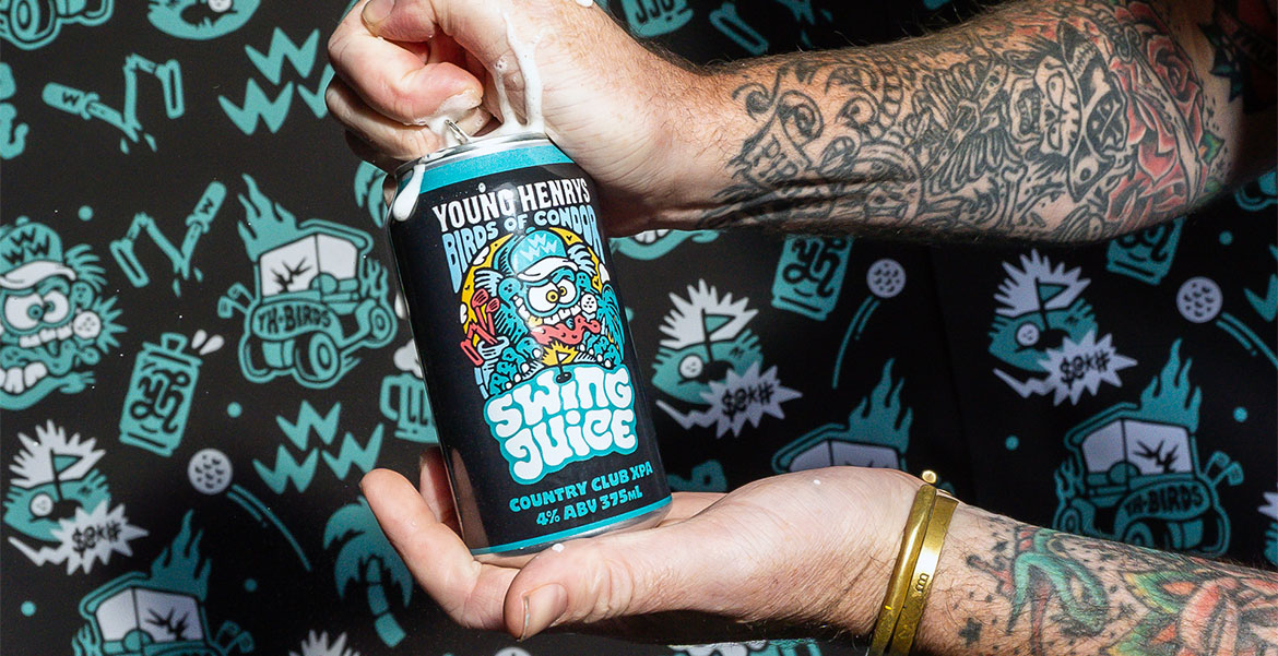 Young Henrys x Birds Of Condor Swing Juice XPA The Crafty Pint