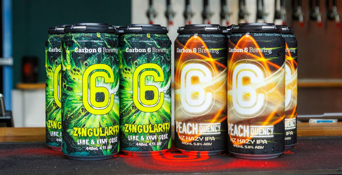 Carbon 6 Brewing Zingularity & Peachquency - The Crafty Pint