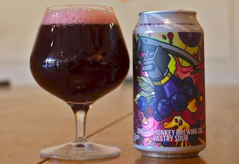 Cheeky Monkey Triple Blueberry & Boysenberry Bombe Alaska Blast The