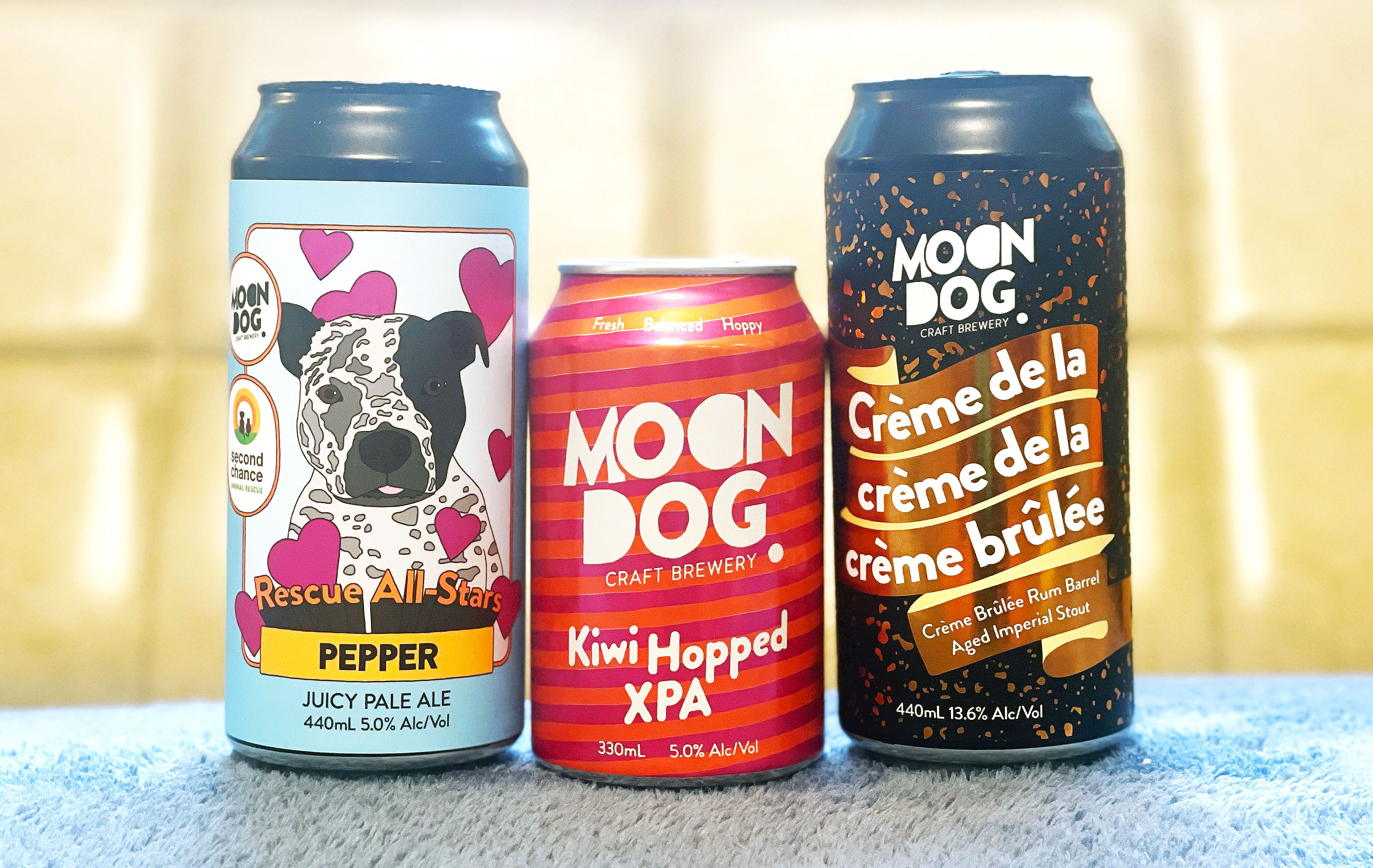 Moon Dog Rescue All-Stars, Kiwi-Hopped XPA & Crème de la crème de