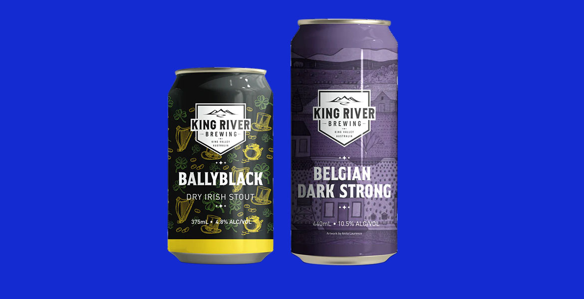 King River Brewing Ballyblack & Belgian Dark Strong The Crafty Pint