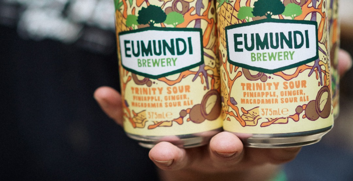 Eumundi Brewery Trinity Sour ft Pineapple, Ginger & Macadamia The