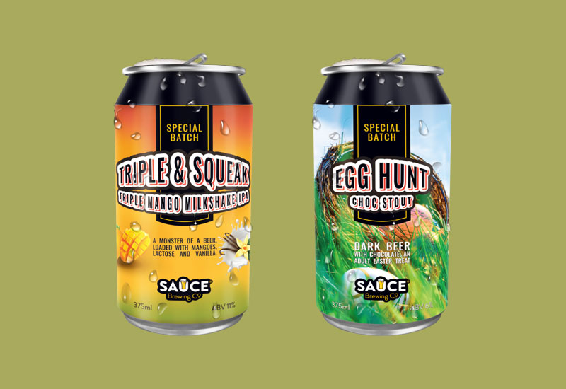 Sauce Brewing Tr!ple & Squeak & Egg Hunt Choc Stout The Crafty Pint