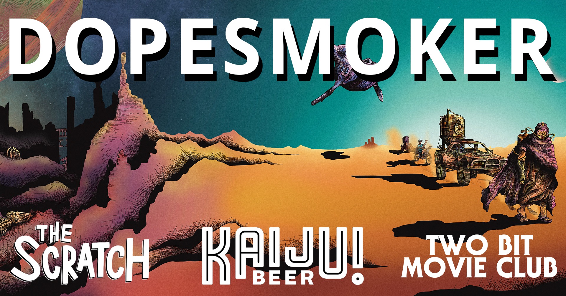 KAIJU! at The Scratch Dopesmoker Launch The Crafty Pint