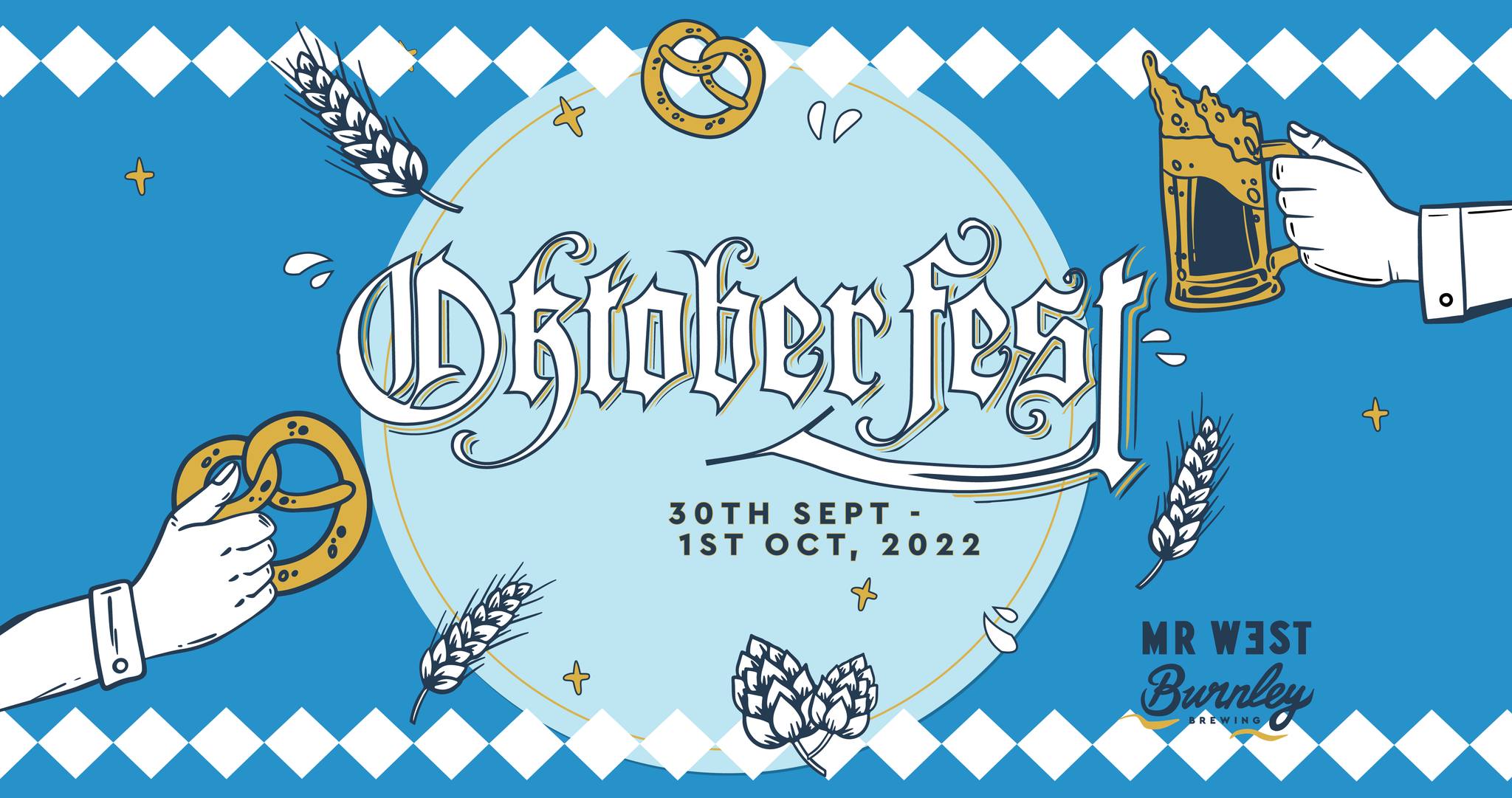 October West Mr West's Oktoberfest ft Burnley Brewing Collab Launch - The Crafty Pint
