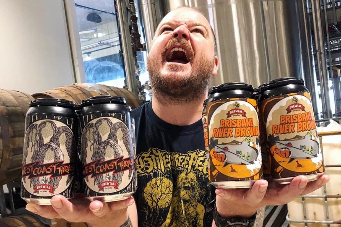 Drinking Brewtal tinnies? You'd better believe that's a thrashin'. Drinking Brewtal tinnies? You'd better believe that's a thrashin'.