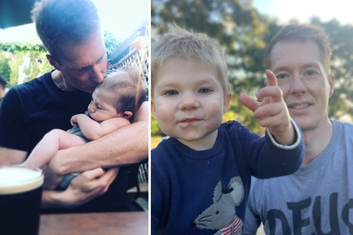 Left - Will with baby Joel, fresh out of the tank; Right - Will and Joel after some maturation. Left - Will with baby Joel, fresh out of the tank; Right - Will and Joel after some maturation.